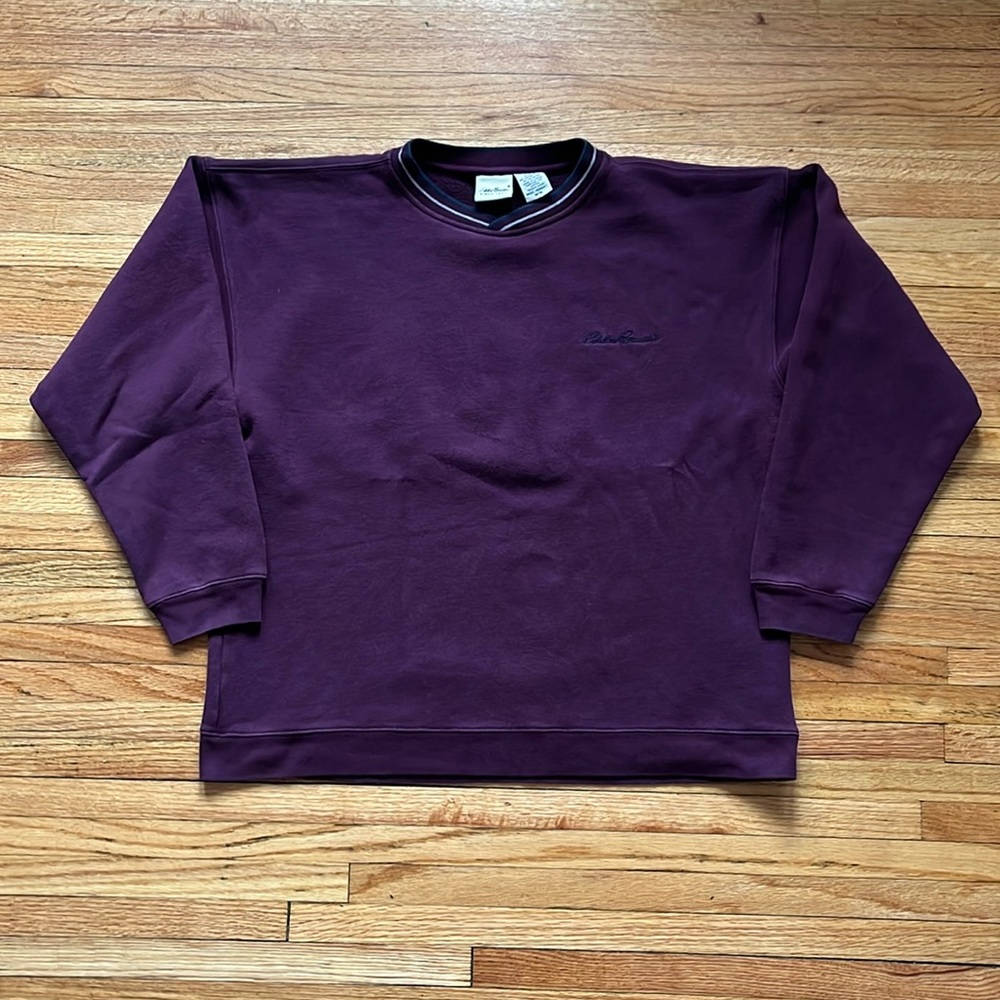 Vintage Eddie Bauer Sweatshirt / Medium / Purple